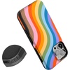 image:imageCasely iPhone 13 Pro Max Case  Miracle Ticket  Grateful Dead Vintage  Bold Protective DesignLove for All  Rainbow Pride