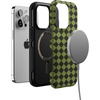 image:imageCasely iPhone 14 Pro Case  Monets Water Lilies  The Met Museum  Compatible with MagSafe  Classic Ultra Slim DesignHarlequin Wicked Diamond  Black and Green
