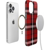 image:imageCasely iPhone 14 Pro Max Case  Art of Chaos  Grateful Dead Skull  Compatible with MagSafe  Classic Ultra Slim DesignAs if  Red Plaid