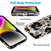 image:imageCasely iPhone 14 Pro Max Case  Art of Chaos  Grateful Dead Skull  Compatible with MagSafe  Classic Ultra Slim DesignDark Fantasy  Contrast Floral