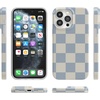 image:imageCasely iPhone 14 Pro Max Case  Art of Chaos  Grateful Dead Skull  Compatible with MagSafe  Classic Ultra Slim DesignFit Check  Light Blue Checkerboard