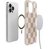 image:imageCasely iPhone 14 Pro Max Case  Art of Chaos  Grateful Dead Skull  Compatible with MagSafe  Classic Ultra Slim DesignFit Check  Neutral Checkerboard Checkered