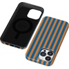 image:imageCasely iPhone 14 Pro Max Case  Art of Chaos  Grateful Dead Skull  Compatible with MagSafe  Classic Ultra Slim DesignGo New York  Blue  Orange Stripes