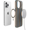 image:imageCasely iPhone 14 Pro Max Case  Art of Chaos  Grateful Dead Skull  Compatible with MagSafe  Classic Ultra Slim DesignGo New York  Blue  Orange Stripes