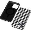 image:imageCasely iPhone 14 Pro Max Case  Art of Chaos  Grateful Dead Skull  Compatible with MagSafe  Classic Ultra Slim DesignHarlequin Salem Diamond  Black and White