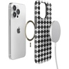 image:imageCasely iPhone 14 Pro Max Case  Art of Chaos  Grateful Dead Skull  Compatible with MagSafe  Classic Ultra Slim DesignHarlequin Salem Diamond  Black and White
