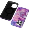 image:imageCasely iPhone 14 Pro Max Case  Art of Chaos  Grateful Dead Skull  Compatible with MagSafe  Classic Ultra Slim DesignTie Dying Over You  Purple Marble