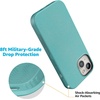 image:imageCasely iPhone 15 Case  Monets Bridge  The Met Museum  Bold Protective Design  Compatible with MagSafeAquamarine  Ocean Blue Shimmer Glitter