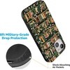 image:imageCasely iPhone 15 Case  Monets Bridge  The Met Museum  Bold Protective Design  Compatible with MagSafeBook Nook  Floral Library