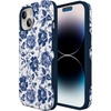 image:imageCasely iPhone 15 Case  Monets Bridge  The Met Museum  Bold Protective Design  Compatible with MagSafeRose to Fame  Blue  White Floral