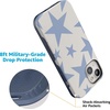 image:imageCasely iPhone 15 Case  Monets Bridge  The Met Museum  Bold Protective Design  Compatible with MagSafeStars Align  Blue  White Stars