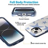 image:imageCasely iPhone 15 Case  Monets Bridge  The Met Museum  Bold Protective Design  Compatible with MagSafeStars Align  Blue  White Stars