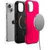 image:imageCasely iPhone 15 Case  Monets Bridge  The Met Museum  Bold Protective Design  Compatible with MagSafeThink Pink  Solid Neon Pink