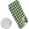 image:imageCasely iPhone 15 Pro Case  Monets Bridge  The Met Museum  Compatible with MagSafe  Classic Ultra Slim DesignChecked Twice  Green Plaid