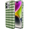 image:imageCasely iPhone 15 Pro Case  Monets Bridge  The Met Museum  Compatible with MagSafe  Classic Ultra Slim DesignChecked Twice  Green Plaid