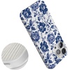 image:imageCasely iPhone 15 Pro Case  Monets Bridge  The Met Museum  Compatible with MagSafe  Classic Ultra Slim DesignRose to Fame  Blue  White Floral
