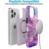 image:imageCasely iPhone 15 Pro Case  Monets Bridge  The Met Museum  Compatible with MagSafe  Classic Ultra Slim DesignTie Dying Over You  Purple Marble