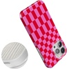 image:imageCasely iPhone 15 Pro Case  Monets Bridge  The Met Museum  Compatible with MagSafe  Classic Ultra Slim DesignVibe Check  Pink Checkerboard