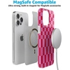 image:imageCasely iPhone 15 Pro Case  Monets Bridge  The Met Museum  Compatible with MagSafe  Classic Ultra Slim DesignVibe Check  Pink Checkerboard