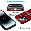 image:imageCasely iPhone 15 Pro Max Case  All You Need is Love  Beatles  Bold Protective Design  Compatible with MagSafeAs if  Red Plaid