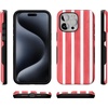 image:imageCasely iPhone 15 Pro Max Case  All You Need is Love  Beatles  Bold Protective Design  Compatible with MagSafeEast Coast Summer  Red Stripes