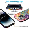 image:imageCasely iPhone 15 Pro Max Case  All You Need is Love  Beatles  Bold Protective Design  Compatible with MagSafeFlower Patch  MultiColor Floral