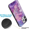 image:imageCasely iPhone 15 Pro Max Case  All You Need is Love  Beatles  Bold Protective Design  Compatible with MagSafeTie Dying Over You  Purple Marble