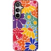 image:imageCasely Galaxy S24 Plus Case  The Boyfriend Collection  Slate Blue  Essential Slim DualLayer Protective DesignFlower Patch  MultiColor Floral