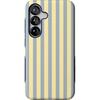 Coastline Stripes | Blue & Yellow