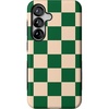 image:imageCasely Galaxy S25 Case  Pura Vida  Coastal Checkers  Bold Protective Design  Compatible with MagSafeFit Check  Green Checkerboard