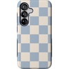 image:imageCasely Galaxy S25 Case  Pura Vida  Coastal Checkers  Bold Protective Design  Compatible with MagSafeFit Check  Light Blue Checkerboard