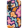 Midnight Color Splash | Abstract Retro