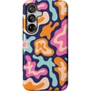 Midnight Color Splash | Abstract Retro