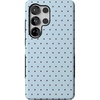 On the Dot | Blue & Brown Polka Dot