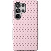 On the Dot | Pink & Brown Polka Dot