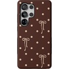 image:imageCasely Galaxy S25 Ultra Case  Mystic Meadow  Green Gardens  Bold Protective Design  Compatible with MagSafeTeddy Bows  Brown Polka Dot