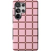 Uptown Gridlock | Pink Checkerboard