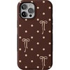 Teddy Bows | Brown Polka Dot