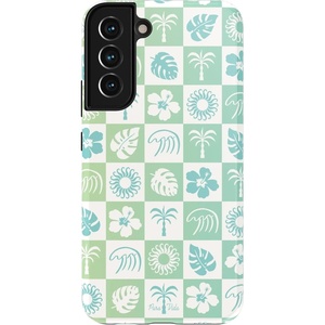 image:imageCasely Galaxy S22 Case  Blush Garden  Floral Doodle  Essential Slim DualLayer Protective DesignPura Vida  Coastal Checkers