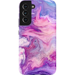 image:imageCasely Galaxy S22 Case  Blush Garden  Floral Doodle  Essential Slim DualLayer Protective DesignTie Dying Over You  Purple Marble