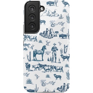 image:imageCasely Galaxy S22 Case  Blush Garden  Floral Doodle  Essential Slim DualLayer Protective DesignWild West Adventure  Desert
