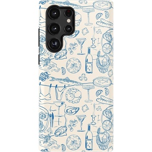 image:imageCasely Galaxy S22 Ultra Case  Cupids Canvas  Periwinkle Floral  Essential Slim DualLayer Protective DesignAmalfi Aperitivo  Dolce Vita