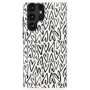 image:imageCasely Galaxy S22 Ultra Case  Cupids Canvas  Periwinkle Floral  Essential Slim DualLayer Protective DesignHeart Throb  Endless Hearts