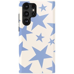 image:imageCasely Galaxy S22 Ultra Case  Cupids Canvas  Periwinkle Floral  Essential Slim DualLayer Protective DesignStars Align  Blue  White Stars