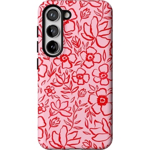 image:imageCasely Galaxy S23 Case  Love Wins  Pride  Essential Slim DualLayer Protective DesignBlush Garden  Floral Doodle