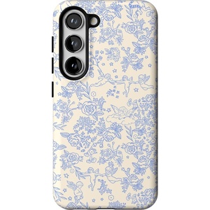 image:imageCasely Galaxy S23 Case  Love Wins  Pride  Essential Slim DualLayer Protective DesignCupids Canvas  Periwinkle Floral