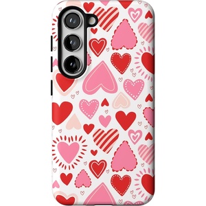 image:imageCasely Galaxy S23 Case  Love Wins  Pride  Essential Slim DualLayer Protective DesignLove Struck  Heart Stickers