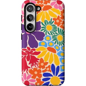 image:imageCasely Galaxy S23 Plus Case  Amalfi Aperitivo  Dolce Vita  Essential Slim DualLayer Protective DesignFlower Patch  MultiColor Floral