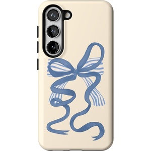 image:imageCasely Galaxy S23 Plus Case  Amalfi Aperitivo  Dolce Vita  Essential Slim DualLayer Protective DesignHeartstrings  Blue Bow