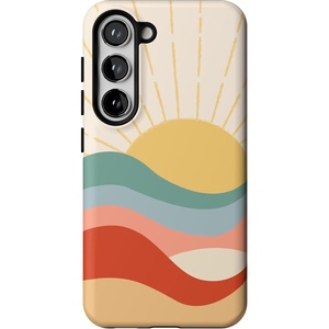 image:imageCasely Galaxy S23 Plus Case  Amalfi Aperitivo  Dolce Vita  Essential Slim DualLayer Protective DesignHere Comes the Sun  Colorblock Sunset